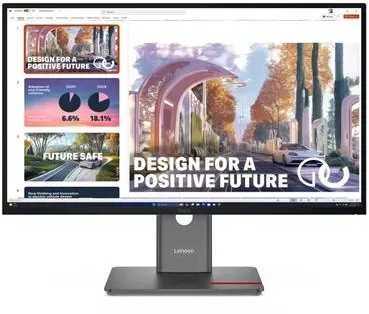 Monitorius Lenovo „ThinkVision P27QD-40“ LED ekranas, 68,6 cm (27 colių), 2560 x 1440 pikselių, plataus formato, „Quad HD“ (juodas),