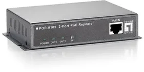 LevelOne LEVEL ONE POR-0102 Power over Ethernet PoE Extender šviesolaidinis keitiklis - 552014