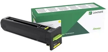 Lexmark CX860 Geltona Return Programme 55K tonerio kasetė | Lexmark 82K2UY0 | Lexmark – didelio našumo – geltona – originali – tonerio kasetė – LCCP, LRP | Tonerio kasetė | Geltona