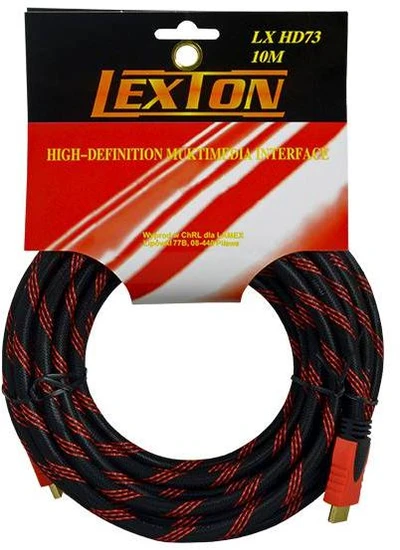 Lexton HDMI laidas 10m susuktame pavidale