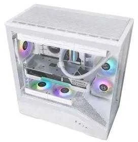 Lian Li Vector V100 PC-kompiuterio korpusas, Midi-Tower, ATX, RGB, Tempered Glass – baltos spalvos