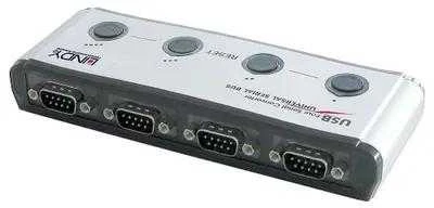 Lindy USB Adapteris - 4 Portų Serialo Konverteris su FTDI Lustu 12Mbps USB Tipo A į B Laidas