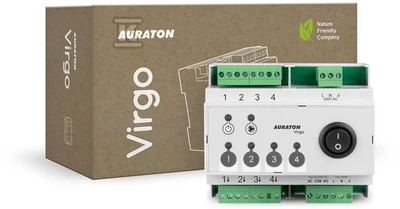AURATON Virgo (Auraton 4D PRO) laidinė 4 zonų centralė grindų šildymo pavaroms valdyti