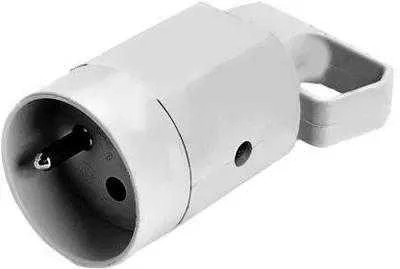 Lizdas 315-01 su įžeminimo kilpa 2P+Z 16A 250V IP20 Baltas VIPLAST 315-01