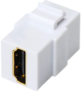 Baltas HDMI keystone modulis