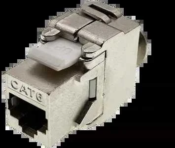 Q Lantec Jungtis - Alantec MKB-S6-1 RJ45 Moteriška 1.5A Sidabrinė