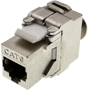Q Lantec Jungtis - Alantec MKB-S6-1 RJ45 Moteriška 1.5A Sidabrinė