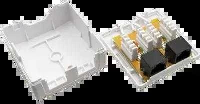 Alantec GN002 laido jungtis 2xRJ45 balta