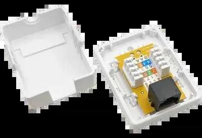 Alantec Ant paviršiaus montuojamas UTP cat.6 1xRJ45 lizdas