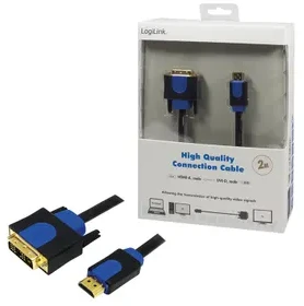 LOGILINK kabelis HDMI-DVI 2m