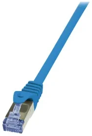 LOGILINK CQ3026S LOGILINK - Komutacinis kabelis Cat.6A 10G S/FTP PIMF PrimeLine mėlynas 0,50m