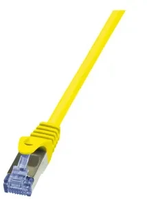 LOGILINK CQ3027S LOGILINK -Komutacinis kabelis Cat.6A 10G S/FTP PIMF PrimeLine geltonas 0,50m