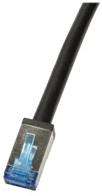 LOGILINK CQ7103S LOGILINK - Lauko kabelis CAT.6A S/FTP PVC+PE, juodas, 15m