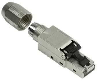 LOGILINK MP0040N Beznarzędziowe złącze modułowe Cat.6A ekranowane test MPTL
