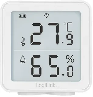 LOL LogiLink SC0116 higrometras ir psichrometras Vidaus Elektroninis higrometras Balta