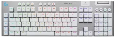 Belaidė mechaninė klaviatūra Logitech G915 X Lightspeed | US, TACTILE SWITCHES | Balta