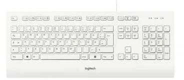 Laidinė klaviatūra Logitech K280E, Išdėstymas: DE, Baltos spalvos