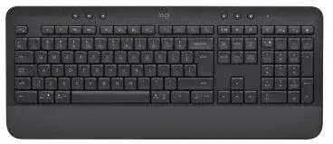 Klaviatūra Logitech Signature K650, Grafito spalvos, JAV tarptautinis išdėstymas (Qwerty)