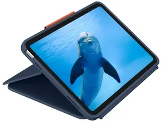 Logitech TVIRTAS „RUGGED COMBO 4 TOUCH“ PUSLAPIS „IPAD“ – 10-OS KARTOS „CLASSICBLUE-DEU-EMEA-914“