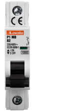 Lovato Electric Jungiklis 1P B 2A 10kA (P1MB1PB02)