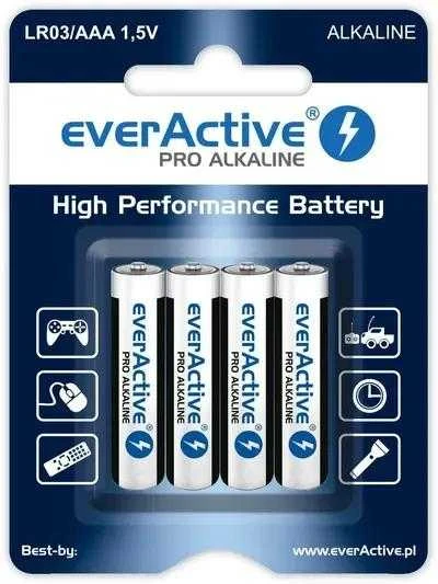 everActive LR03 AAA baterijos, 4 vnt. pakuotė
