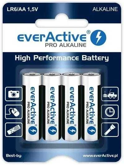 EverActive AA LR6 baterijų pakuotė