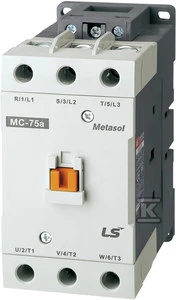 Ls Electric LSiS kontaktorius 100A 3P 55kW 24V AC 1NO1R (MC-100a 24VAC 1a1b)