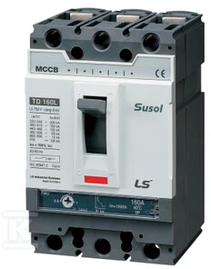Ls Electric LSiS grandinės pertraukiklis 160A 3P 50kA pilnas (TD160N FMU 160A 3P)