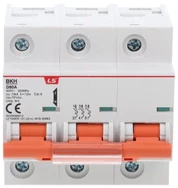LSiS Grandinės pertraukiklis 1,5 modulių 3P D 80A 10KA BKH 3P D80A 06110350R0