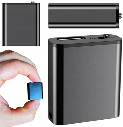 Luxury Prabangos prekių mini šnipų įrašymo įrenginys, mažas 16GB DSP aptikimo magnetas Pakabutis HQ pakabukas