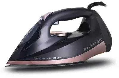 Philips | DST7510/80 | Garų lygintuvas | 3200 W | Vanduo tank capacity 300 ml | Continuous steam 55 g/min | Steam boost performance 260 g/min | Mėlyna/Gold