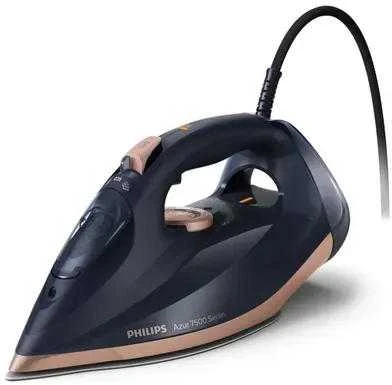 Philips | DST7510/80 | Garų lygintuvas | 3200 W | Vanduo tank capacity 300 ml | Continuous steam 55 g/min | Steam boost performance 260 g/min | Mėlyna/Gold
