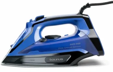 Garų Lygintuvas - Taurus 3000 W, Keraminis Padas, Juoda/Mėlyna