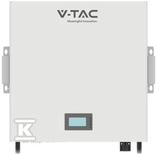VTAC Sandėlio energijos bankas V-TAC siena / stelažas 5,12 kWh 51,2 V 100 Ah VT-48100E-W 10 metų garantija