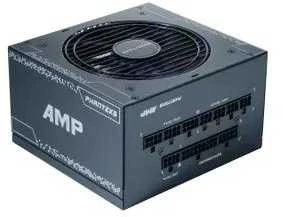 „Phanteks AMP GH 850W 80 PLUS Gold“ maitinimo šaltinis, PCIe 5.1, ATX 3.1 × 850 vatų, juodas
