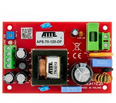 SMPS 12V 6A 72W ATTE APS-70-120-OF maitinimo šaltinis