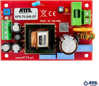 Maitinimo šaltinis SMPS 24V 3A 72W ATTE APS-70-240-OF