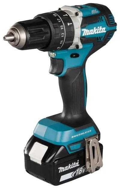 Smūginis suktuvas-gręžtuvas Makita DHP484RFJ; 18 V; 2x3,0 Ah akum.