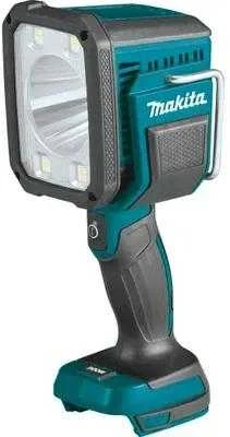 Makita Akumuliatorinis LED prožektorius DML812 14,4V / 18V LXT® • 1250 lm • komplektuojamas be akumuliatoriaus ir kroviklio.