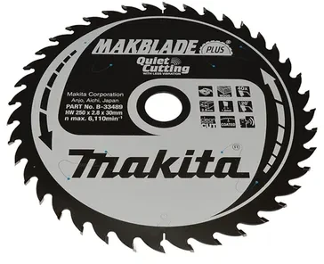 MAKITA DISKINIS PJŪKLAS 250x30x40z MAKBLADE PLUS MEDIENAI