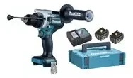 Makita DHP492RTJ Akumuliatorinis smūginis gręžtuvas 18V, BL-motor, Max 141 Nm, 130/65NM, 2x5,0Ah, DC18RC, MAKPACK