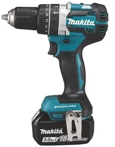 akumuliatorinė wiertarko-wkrętarka smūginis 18V, Makita [DHP484RT3J] 3x5,0Ah, LXT