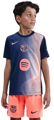 Marškinėliai vaikams Nike FC Barcelona Academy Pro granatowo-pomrańczowa HM4185 411 (L)