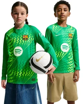 Marškinėliai vaikams Nike FC Barcelona Stadium Goalkeeper 2026/27 žalia II3610 324 (S)