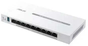 Asus | 9 prievadų gigabito „PoE+“ VPN, laidinis, maršrutizatorius | EBG19P | 802.11ac | Ethernet LAN (RJ-45) jungtys 8 | Tinklo palaikymas: Taip | MU-MiMO: Ne | 5G | Antenos tipas: Vidinė