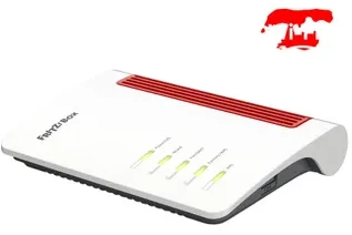 Maršrutizatorius FRITZ! Box 7630 router belaidis 2.5 Gigabit Ethernet Dual-band (2.4 GHz/5 GHz) Baltas, Raudona