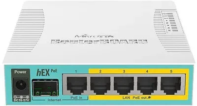 Maršrutizatorius MIKROTIK ROUTERBOARD hEX POE (RB960PGS)