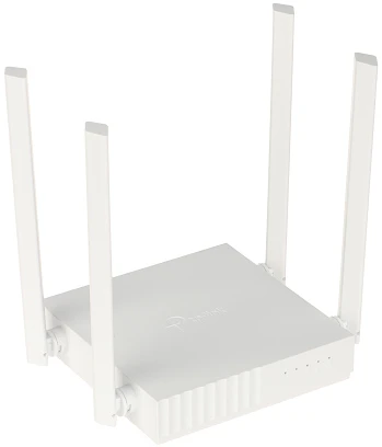 Maršrutizatorius TP-LINK | Dviejų juostų propeleris | Lankininkas C24 | 802.11ac | 300+433 Mbit/s | 10/100 Mbit/s | Ethernet LAN (RJ-45) jungle 4 | Tinklelio atramos Nr. | MU-MiMO Taip | Nėra mobiliojo plačiajuosčio ryšio | Antenos tipas 4xFiksuota