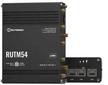 TELTONIKA NETWORKS RUTM54 dviejų SIM ir eSIM kortelių 5G/4G/LTE ultra maršrutizatorius (TELIT versija)