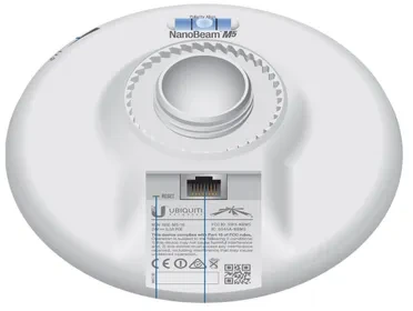UBIQUITI NBE-M5-16 Ubiquiti NanoBeam M 16dBi 5GHz 802.11a/n MIMO 2x2 TDMA, 64MB RAM, PoE